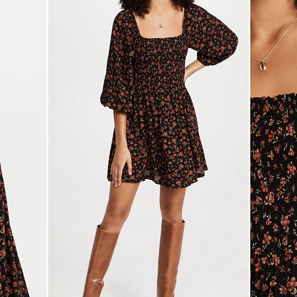Orange Party Mini Dress